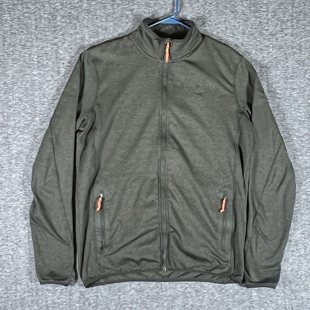 Champion Performance Duofold Ctrl GREEN Jacket Full Zip Pockets Mens Size XLT
